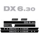 ΣΕΤ ΑΥΤΟΚΟΛΛΗΤΑ DEUTZ FAHR DX 6.30