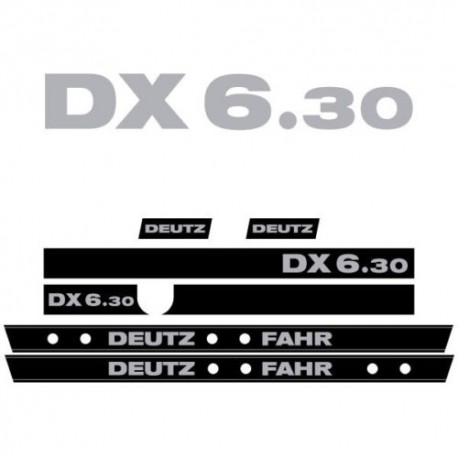 ΣΕΤ ΑΥΤΟΚΟΛΛΗΤΑ DEUTZ FAHR DX 6.30
