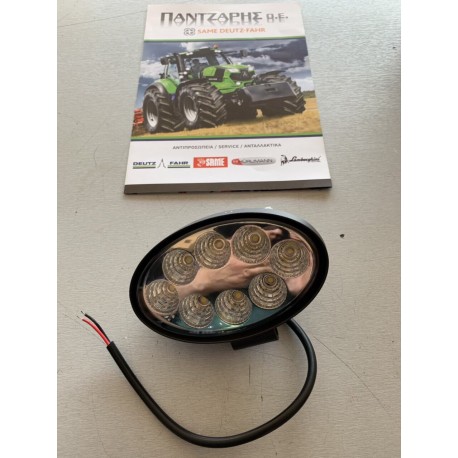 ΠΡΟΒΟΛΕΑΣ LED WORK LIGHT ΟΒΑΛ 24W           