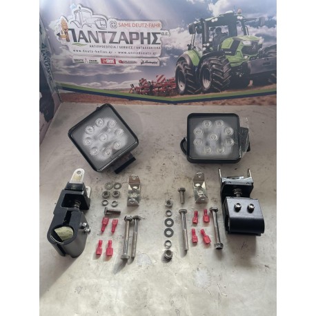 ΠΡΟΒΟΛΕΑΣ ΕΡΓΑΣΙΑΣ ΤΕΤΡΑΓΩΝΟΣ LED 10V-30V ΜΕ ΒΑΣΗ     